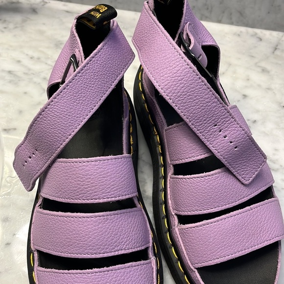 Dr Martens Blaire Sandals in Lilac Size 8 NEW - Picture 16 of 16